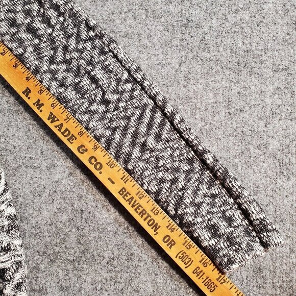 STYLE & CO Women Open Front Cardigan Sweater Size PP 0/2 Gray and Black Striped - Picture 11 of 14